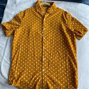 Shein polyester men’s shirt sleeve shirt